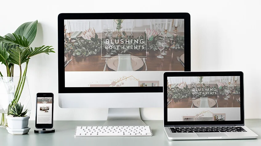 Blushing Rose Events – Business Branding Development