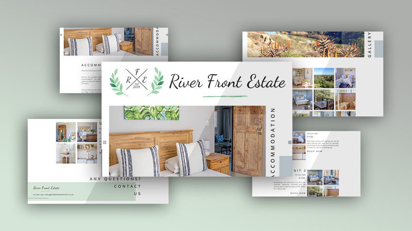 River Front Estate - Web Design