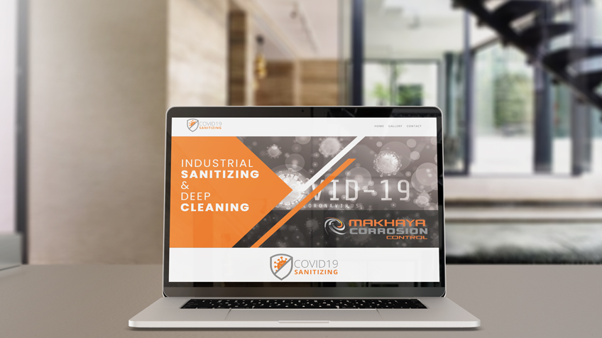 Covid19 Sanitizing – Website Design