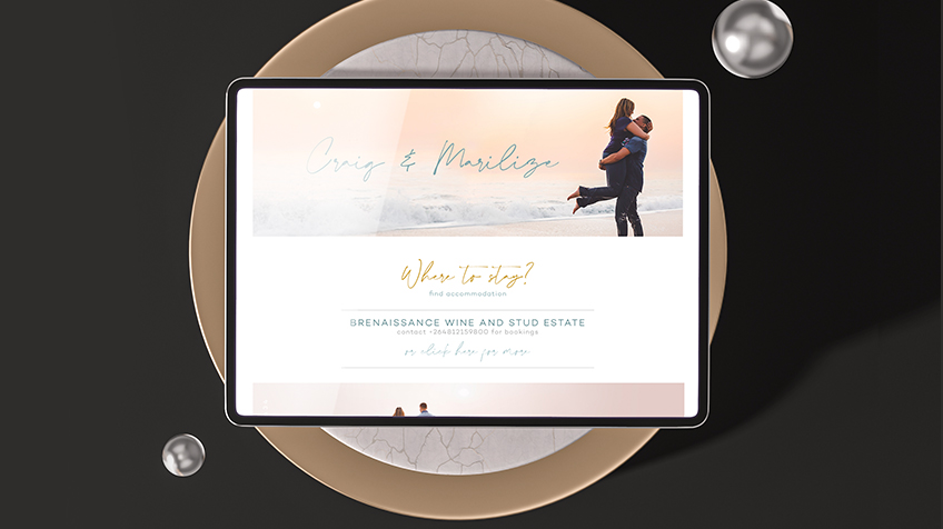 images portfolio craig marilize wedding invitation design services Wedding Website - Craig & Marilize