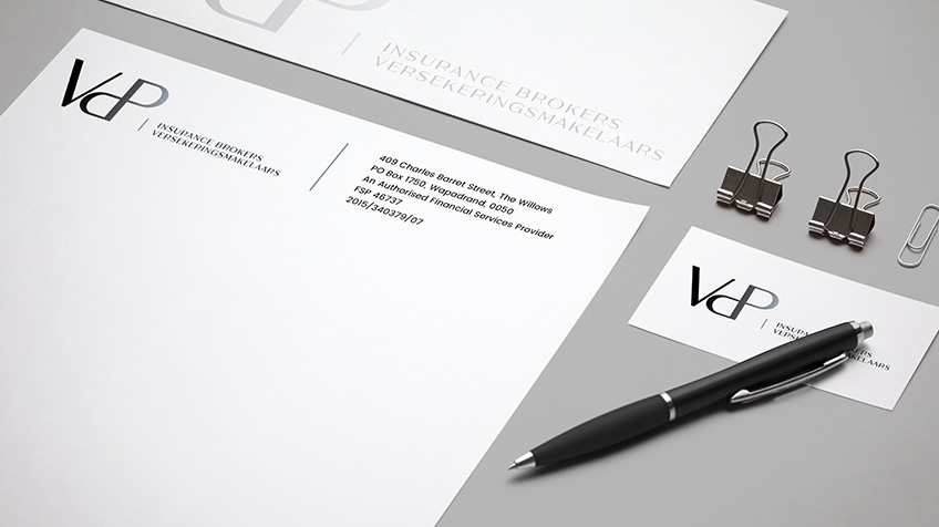 VDP Insurance Brokers | Versekeringsmakelaars - Brand Identity Design