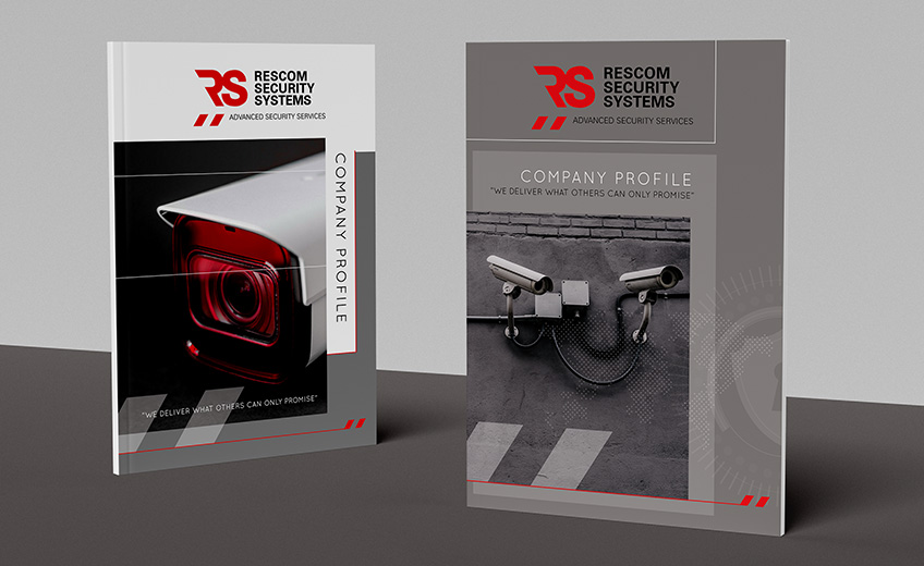 Rescom Security Systems | Company Profile and Newsletter design