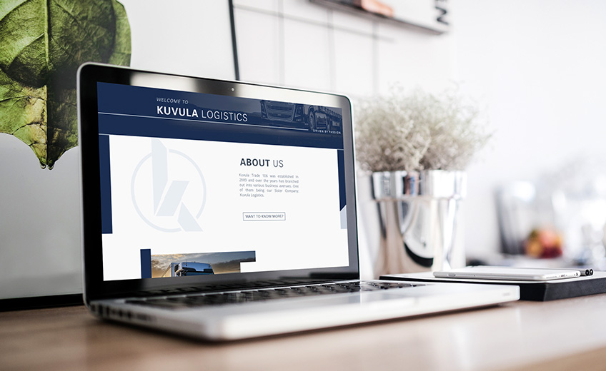KUVULA LOGISTICS | 5 PAGE CUSTOM WEBSITE