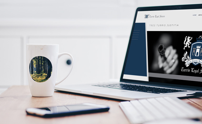 TURRIS LEGAL SECURE | LOGO + 3 PAGE WEBSITE DESIGN