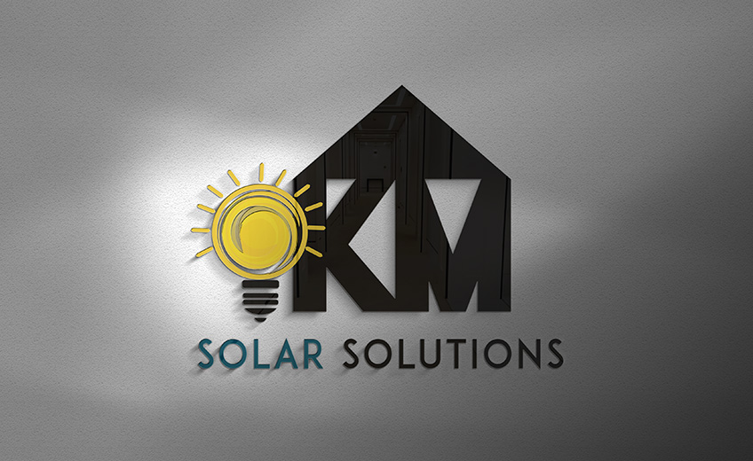 KM SOLAR SOLUTIONS | LOGO AND WEBSITE DESIGN