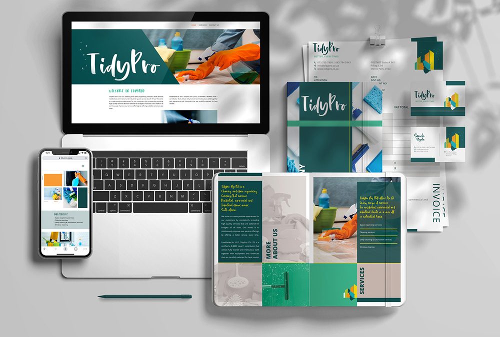 TidyPro | Professional Brand Development, Corporate Stationery and Website Development