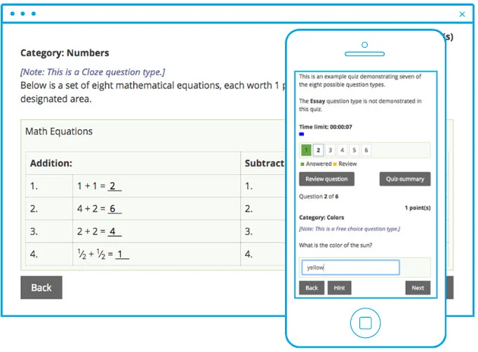 lms customize the quizzing experience