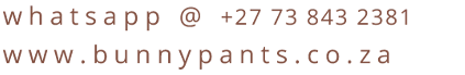 Bunnypants Website