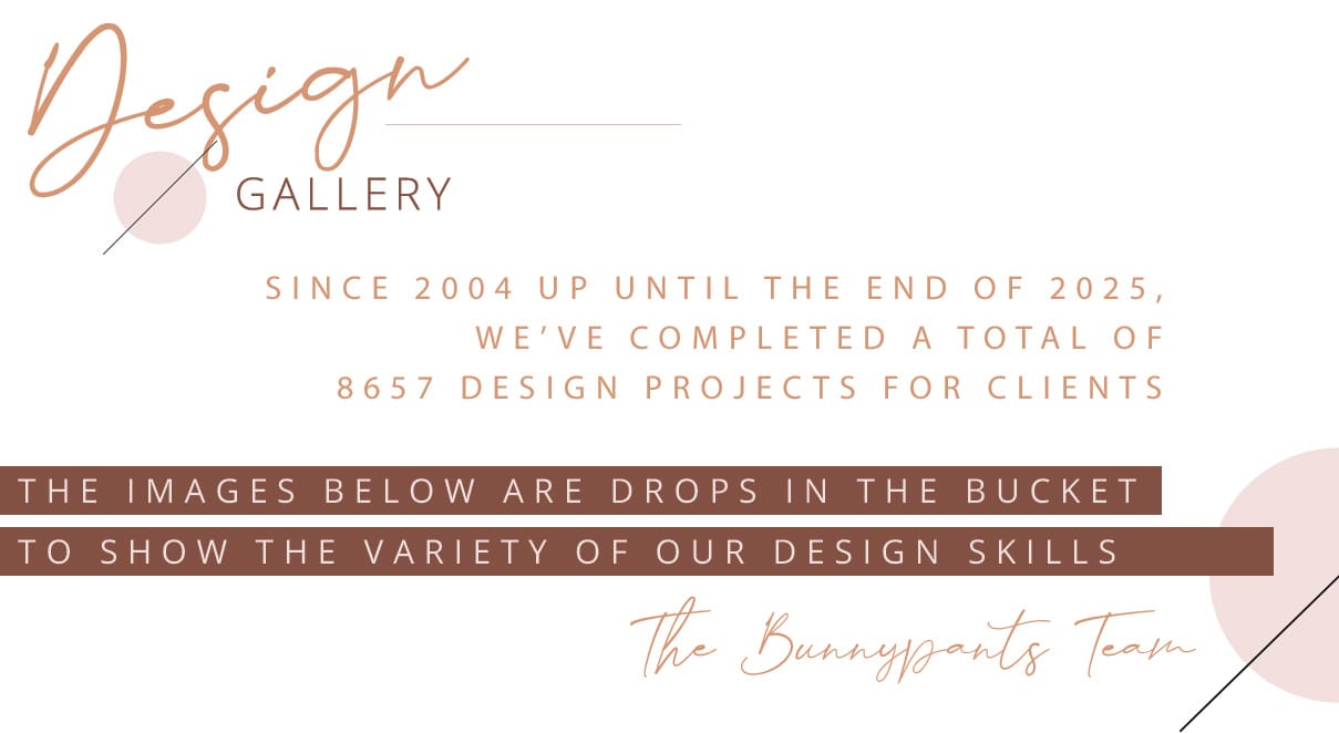 SINCE 2004, UP UNTIL THE END OF 2025
WE’VE COMPLETED A TOTAL OF
8657 DESIGN PROJECTS FOR CLIENTS